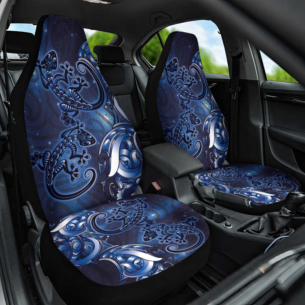 New Zealand Gecko Maori Art Tattoo Car Seat Cover Matariki Mode