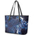 New Zealand Gecko Maori Art Tattoo Leather Tote Bag Matariki Mode