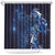 New Zealand Gecko Maori Art Tattoo Shower Curtain Matariki Mode