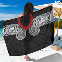 Samoan Traditional Art Tattoos Sarong Tatau Tribal Motifs with Ula Fala Black - Polynesian Pride