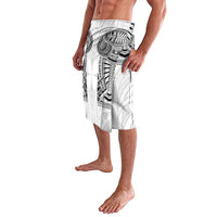 Samoan Traditional Art Tattoos Lavalava Tatau Tribal Motifs with Ula Nifo White - Polynesian Pride