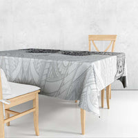 Samoan Traditional Art Tattoos Tablecloth Tatau Tribal Motifs with Ula Nifo White - Polynesian Pride