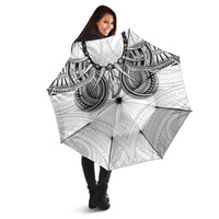 Samoan Traditional Art Tattoos Umbrella Tatau Tribal Motifs with Ula Nifo White - Polynesian Pride