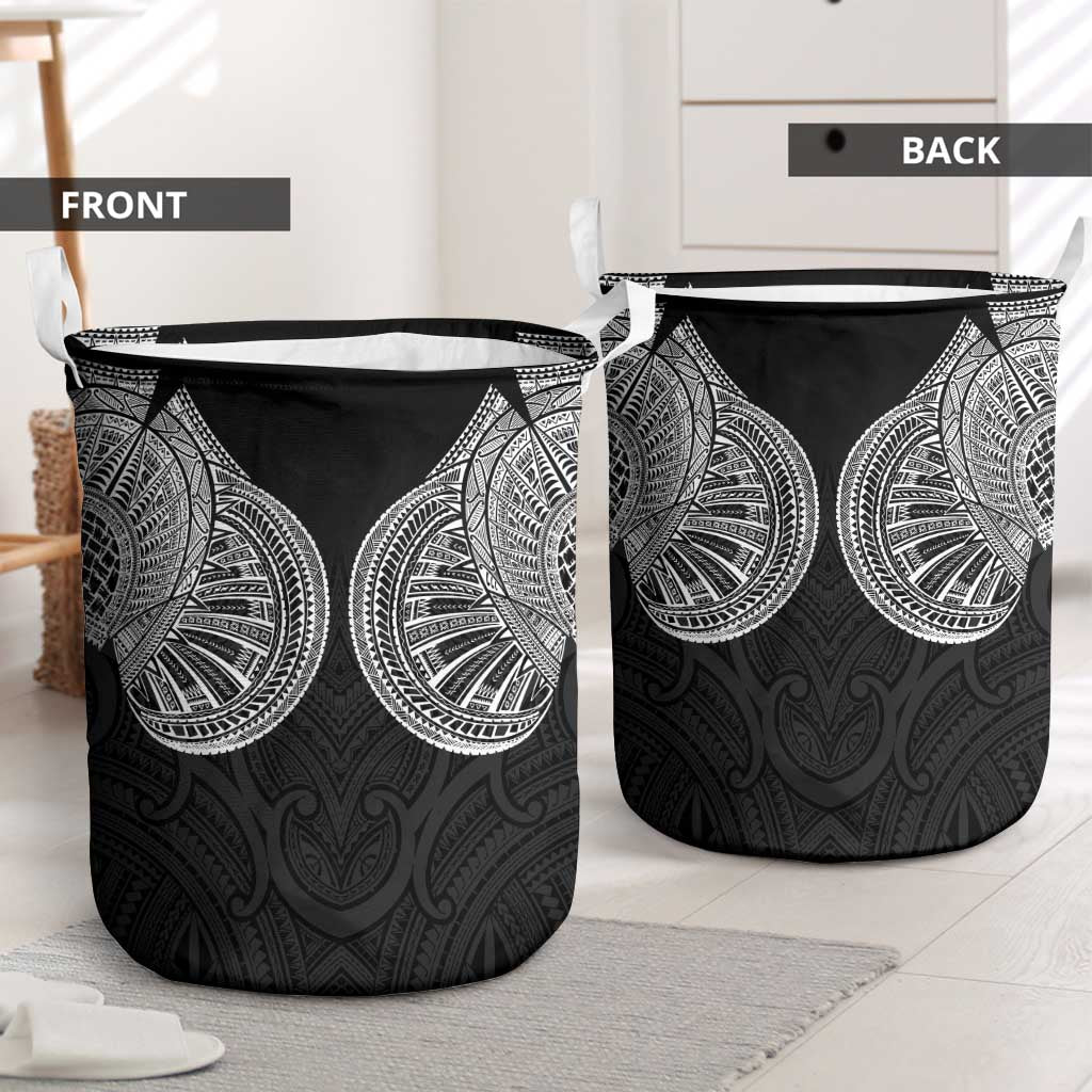 Samoan Traditional Art Tattoos Laundry Basket Tatau Roman Reigns Black Color LT03 - Polynesian Pride