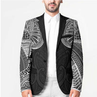 Samoan Traditional Art Tattoos Blazer Tatau Roman Reigns Black Color - Polynesian Pride