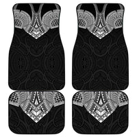 Samoan Traditional Art Tattoos Car Mats Tatau Roman Reigns Black Color - Polynesian Pride
