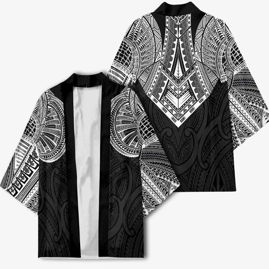 Samoan Traditional Art Tattoos Kimono Tatau Roman Reigns Black Color - Polynesian Pride