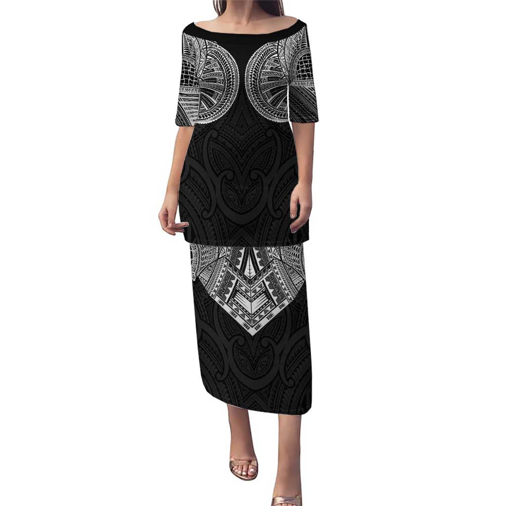 Samoan Traditional Art Tattoos Puletasi Tatau Roman Reigns Black Color - Polynesian Pride