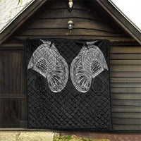 Samoan Traditional Art Tattoos Quilt Tatau Roman Reigns Black Color - Polynesian Pride