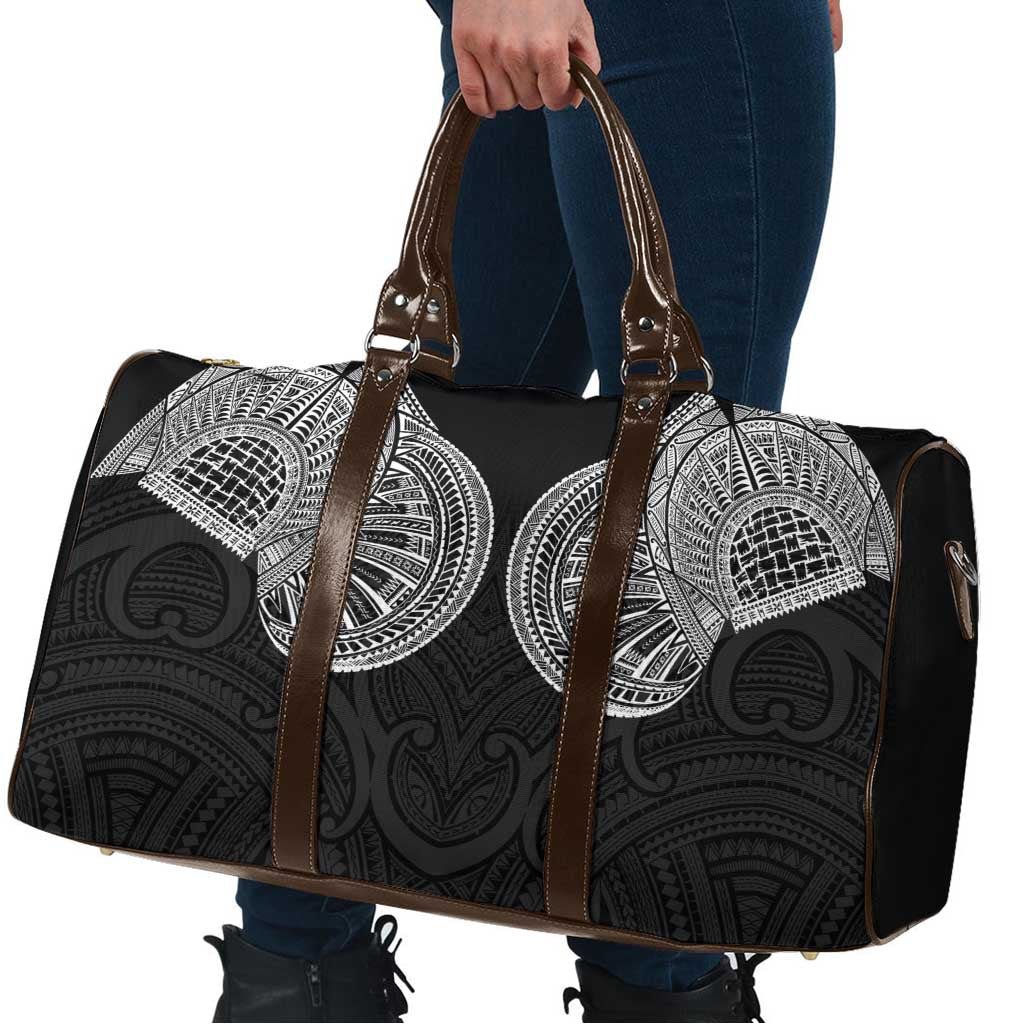 Samoan Traditional Art Tattoos Travel Bag Tatau Roman Reigns Black Color - Polynesian Pride