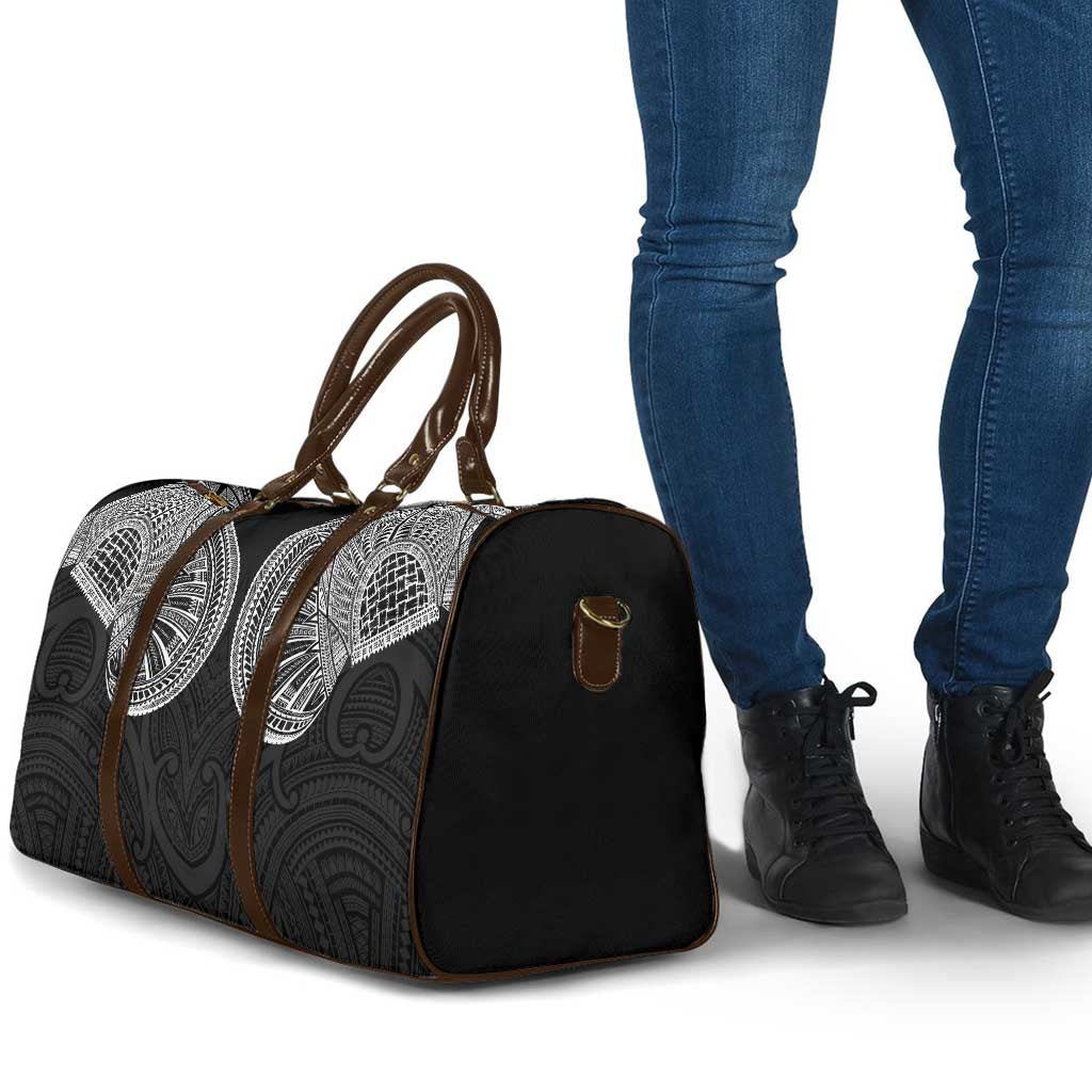 Samoan Traditional Art Tattoos Travel Bag Tatau Roman Reigns Black Color - Polynesian Pride