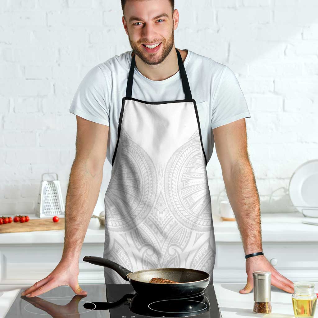 Samoan Traditional Art Tattoos Apron Tatau Roman Reigns White Color - Polynesian Pride