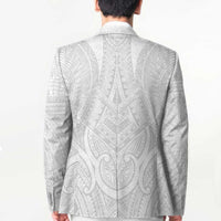 Samoan Traditional Art Tattoos Blazer Tatau Roman Reigns White Color - Polynesian Pride
