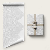 Samoan Traditional Art Tattoos Wrapping Paper Tatau Roman Reigns White Color LT03 58" × 23" White - Polynesian Pride