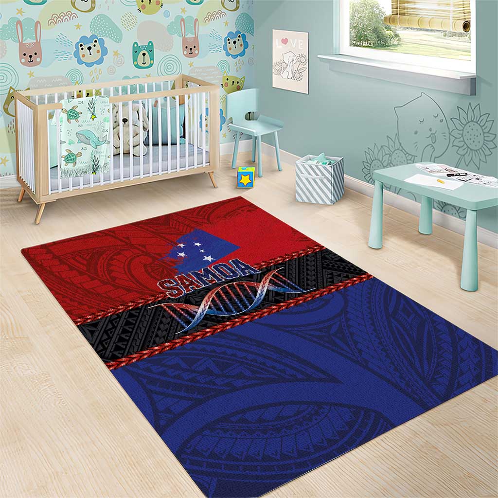 Samoan DNA-Proud of Samoa Area Rug Polynesian Patterns - Polynesian Pride