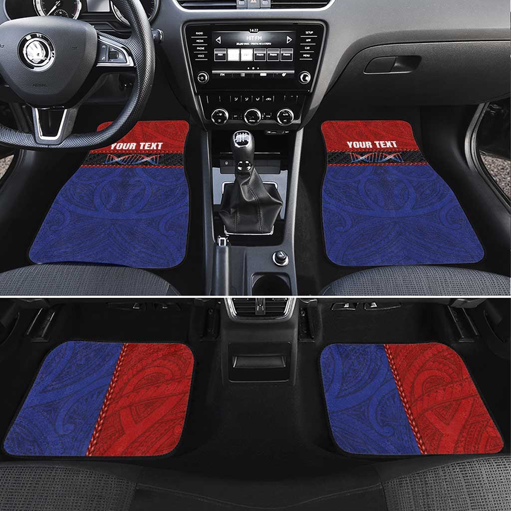 Personalised Samoan DNA-Proud of Samoa Car Mats Polynesian Patterns - Polynesian Pride