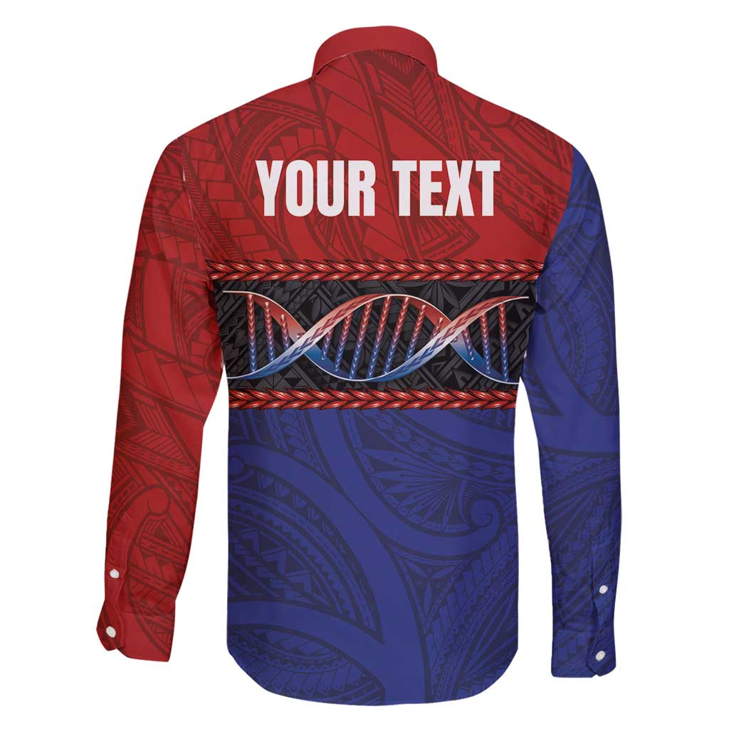Personalised Samoan DNA-Proud of Samoa Family Matching Puletasi and Hawaiian Shirt Polynesian Patterns - Polynesian Pride