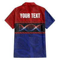 Personalised Samoan DNA-Proud of Samoa Family Matching Summer Maxi Dress and Hawaiian Shirt Polynesian Patterns - Polynesian Pride
