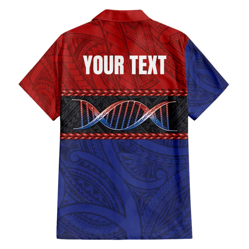 Personalised Samoan DNA-Proud of Samoa Hawaiian Shirt Polynesian Patterns - Polynesian Pride