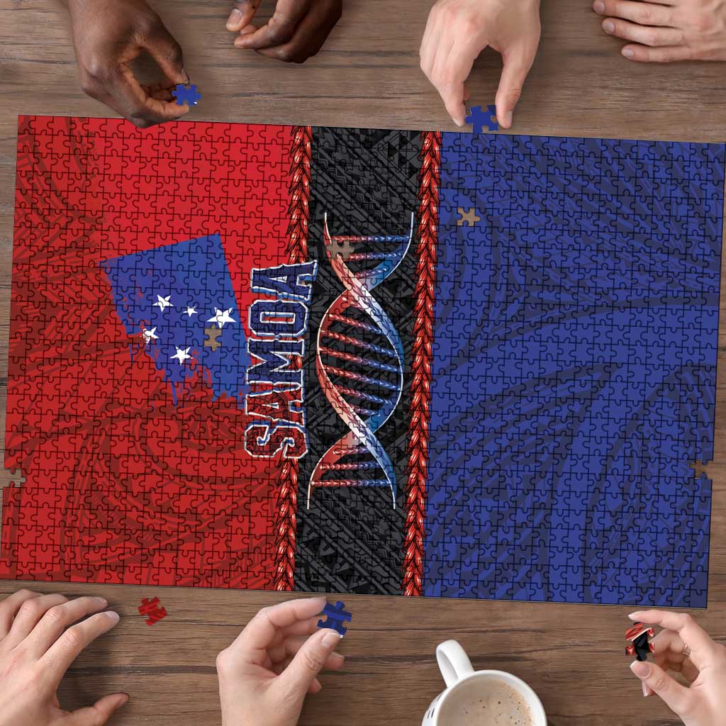 Samoan DNA-Proud of Samoa Puzzle Polynesian Patterns - Polynesian Pride