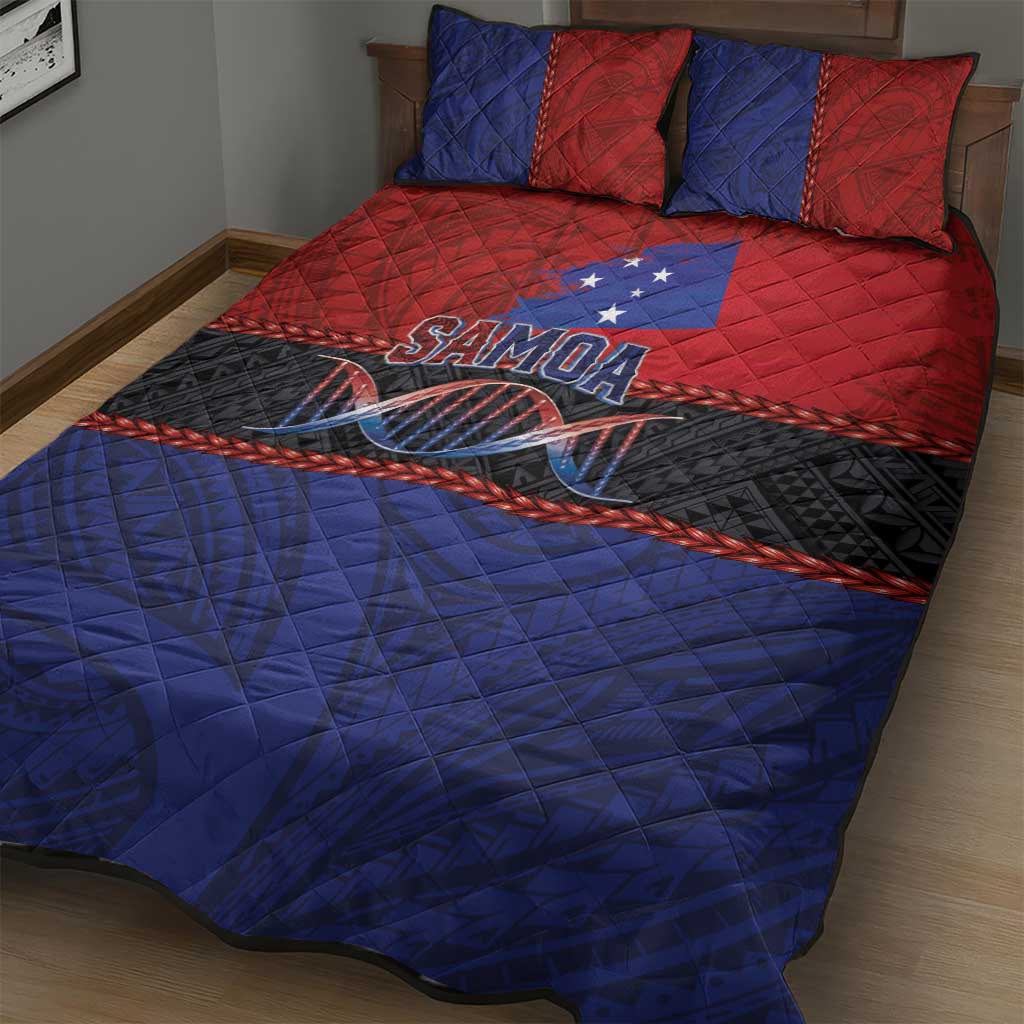 Samoan DNA-Proud of Samoa Quilt Bed Set Polynesian Patterns - Polynesian Pride