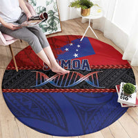Samoan DNA-Proud of Samoa Round Carpet Polynesian Patterns - Polynesian Pride