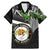 Hawaii James Campbell High School Family Matching Mermaid Dress and Hawaiian Shirt Kakau Pattern Black Version LT03 Dad's Shirt - Short Sleeve Black - Polynesian Pride