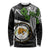 Hawaii James Campbell High School Long Sleeve Shirt Kakau Pattern Black Version LT03 Unisex Black - Polynesian Pride