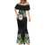 Hawaii James Campbell High School Mermaid Dress Kakau Pattern Black Version LT03 - Polynesian Pride