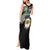 Hawaii James Campbell High School Tank Maxi Dress Kakau Pattern Black Version LT03 - Polynesian Pride