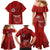 Hawaii Kahuku High & Intermediate School Family Matching Mermaid Dress and Hawaiian Shirt Tribal Kakau Pattern LT03 - Polynesian Pride