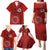 Hawaii Kahuku High & Intermediate School Family Matching Puletasi Dress and Hawaiian Shirt Tribal Kakau Pattern LT03 - Polynesian Pride