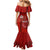 Hawaii Kahuku High & Intermediate School Mermaid Dress Tribal Kakau Pattern LT03 - Polynesian Pride