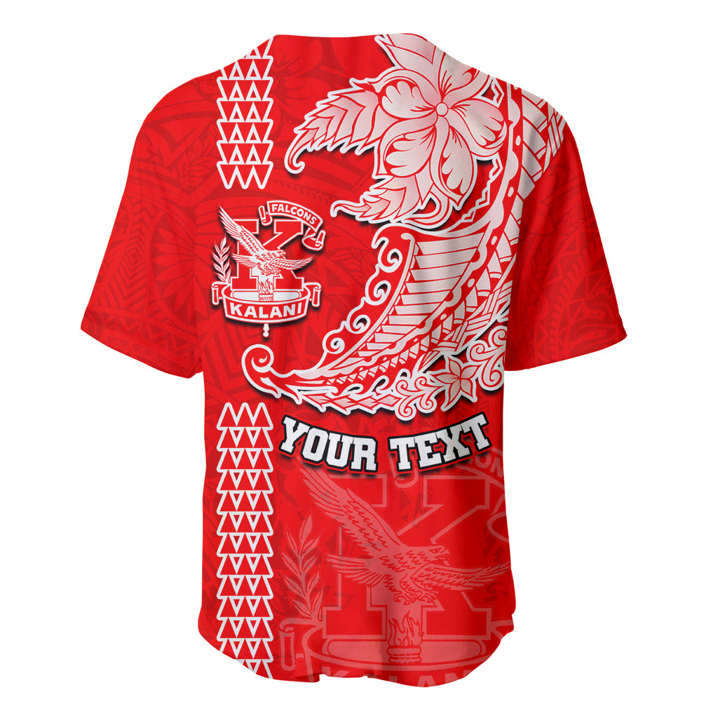 Hawaii Kalani High School Baseball Jersey Tribal Kakau Pattern LT03 - Polynesian Pride