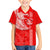 Hawaii Kalani High School Family Matching Off Shoulder Short Dress and Hawaiian Shirt Tribal Kakau Pattern LT03 Son's Shirt Red - Polynesian Pride