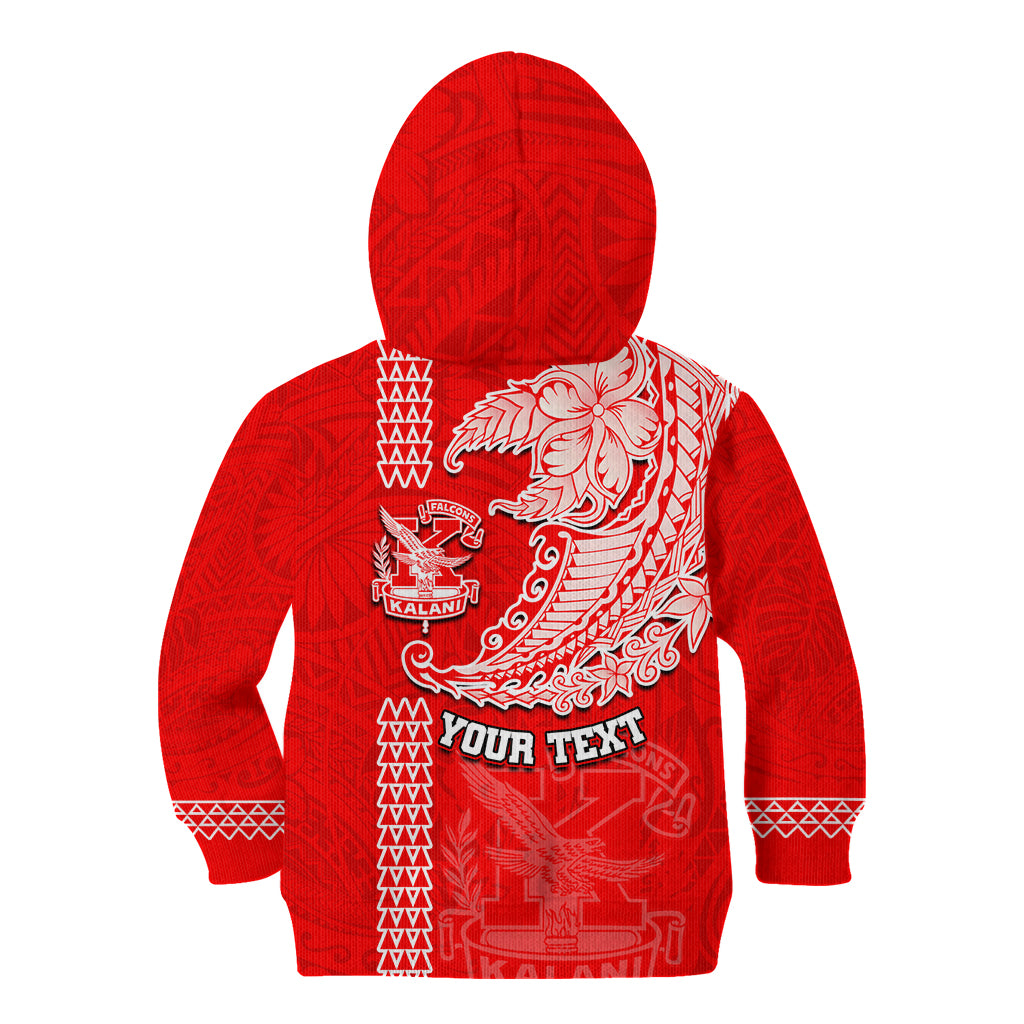 Hawaii Kalani High School Kid Hoodie Tribal Kakau Pattern LT03 - Polynesian Pride