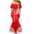 Hawaii Kalani High School Mermaid Dress Tribal Kakau Pattern LT03 - Polynesian Pride