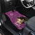 Custom New Zealand Womens Day Car Mats Traditional Maori Woman Polynesian Pattern Pink Color LT03 - Polynesian Pride