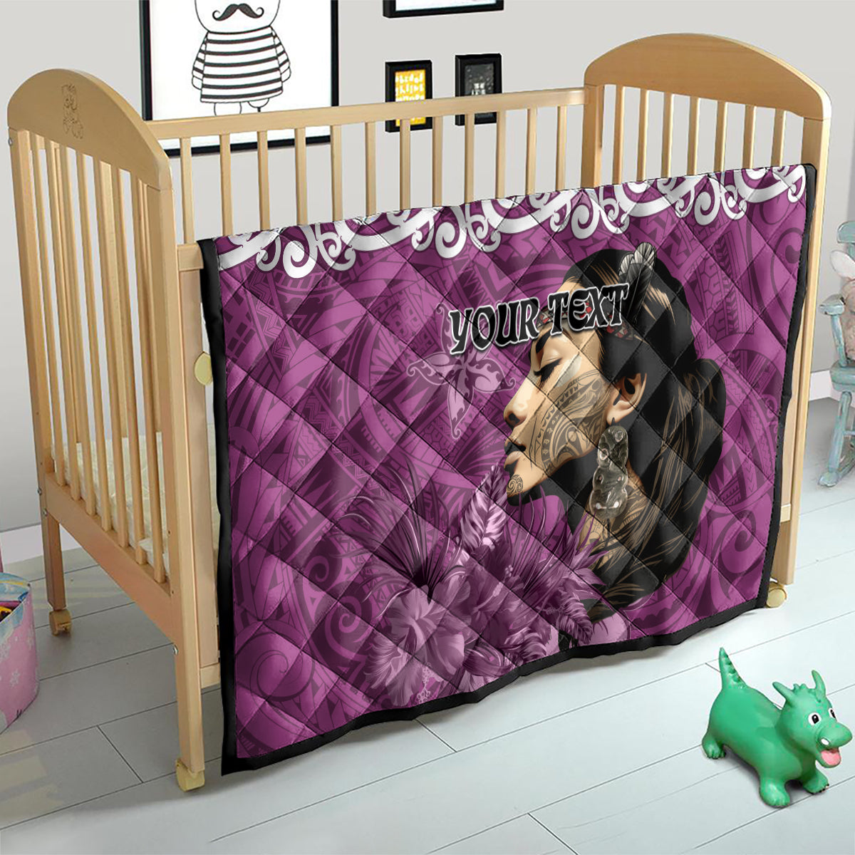 Custom New Zealand Womens Day Quilt Traditional Maori Woman Polynesian Pattern Pink Color LT03 - Polynesian Pride