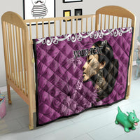 Custom New Zealand Womens Day Quilt Traditional Maori Woman Polynesian Pattern Pink Color LT03 - Polynesian Pride