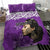 Custom New Zealand Womens Day Bedding Set Traditional Maori Woman Polynesian Pattern Purple Color LT03 - Polynesian Pride