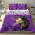 Custom New Zealand Womens Day Bedding Set Traditional Maori Woman Polynesian Pattern Purple Color LT03 - Polynesian Pride