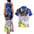 Custom Northern Mariana Islands Commonwealth Covenant Day Couples Matching Tank Maxi Dress and Hawaiian Shirt Plumeria Flower Splash Style LT03 - Polynesian Pride