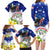 Custom Northern Mariana Islands Commonwealth Covenant Day Family Matching Long Sleeve Bodycon Dress and Hawaiian Shirt Plumeria Flower Splash Style LT03 - Polynesian Pride