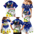 Custom Northern Mariana Islands Commonwealth Covenant Day Family Matching Mermaid Dress and Hawaiian Shirt Plumeria Flower Splash Style LT03 - Polynesian Pride