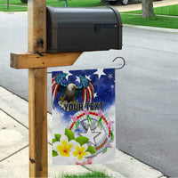 Custom Northern Mariana Islands Commonwealth Covenant Day Garden Flag Plumeria Flower Splash Style LT03 - Polynesian Pride