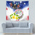 Custom Northern Mariana Islands Commonwealth Covenant Day Tapestry Plumeria Flower Splash Style LT03 - Polynesian Pride