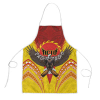 American Samoa Fautasi Race Apron Pago Pago-Aeto Samoan Tattoo and Eagle LT03 Yellow - Polynesian Pride