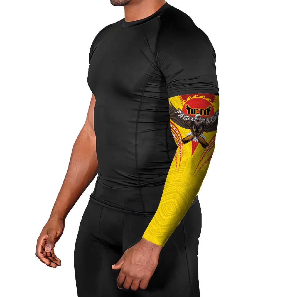 American Samoa Fautasi Race Arm Sleeves Pago Pago-Aeto Samoan Tattoo and Eagle LT03 - Polynesian Pride