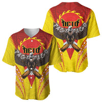 American Samoa Fautasi Race Baseball Jersey Pago Pago-Aeto Samoan Tattoo and Eagle LT03 - Polynesian Pride